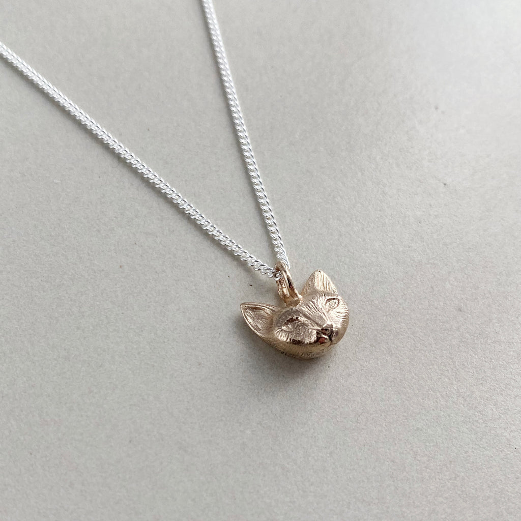 Cat pendant | Bronze - Folklorika