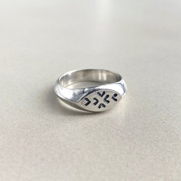 Folk Art signet ring - Folklorika