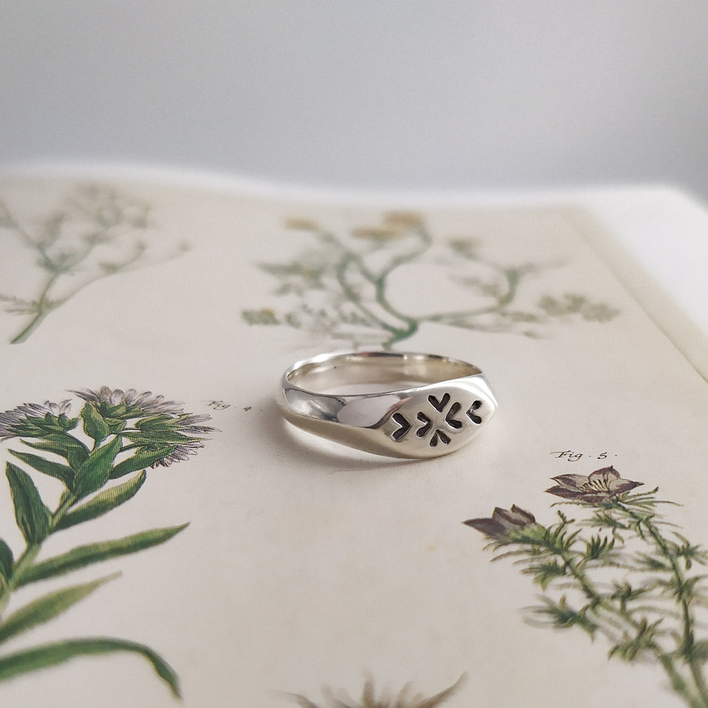 Folk Art signet ring - Folklorika