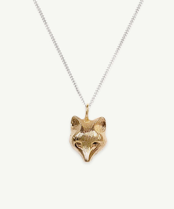 Fox pendant | Gold - Folklorika