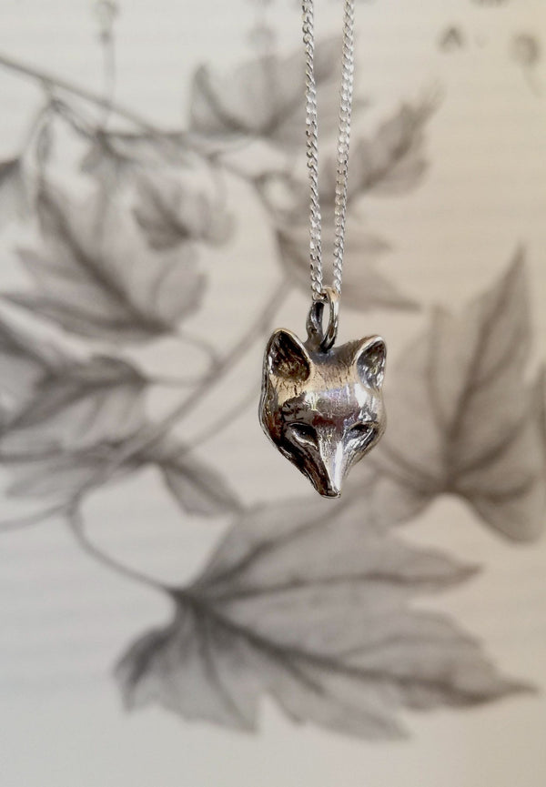 Fox pendant | Silver - Folklorika