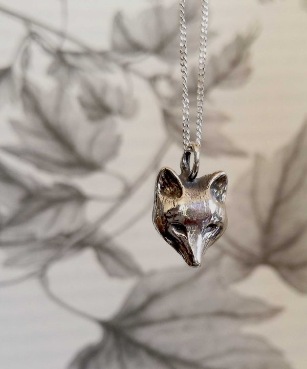 Fox pendant | Silver - Folklorika