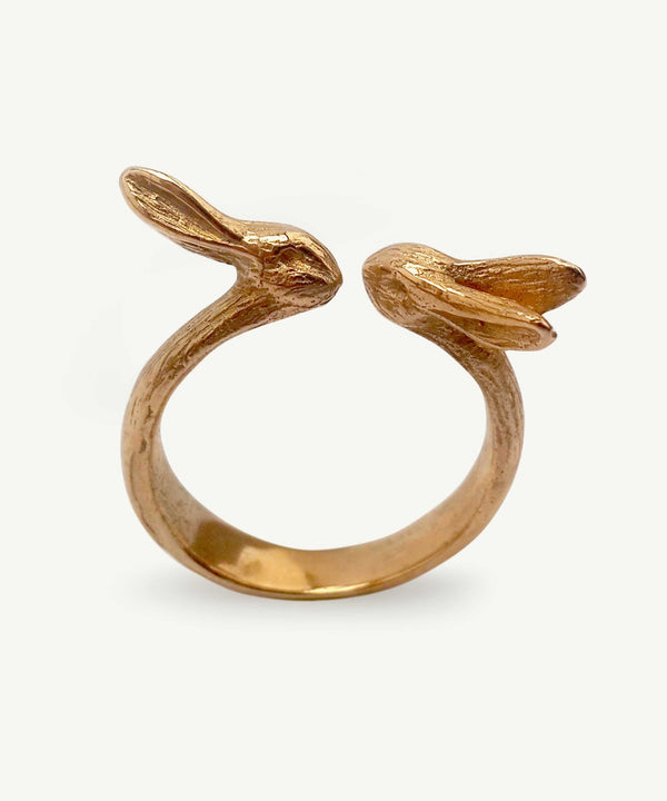 Hare Ring | Gold - Folklorika