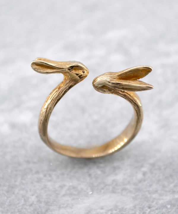 Hare Ring | Gold - Folklorika