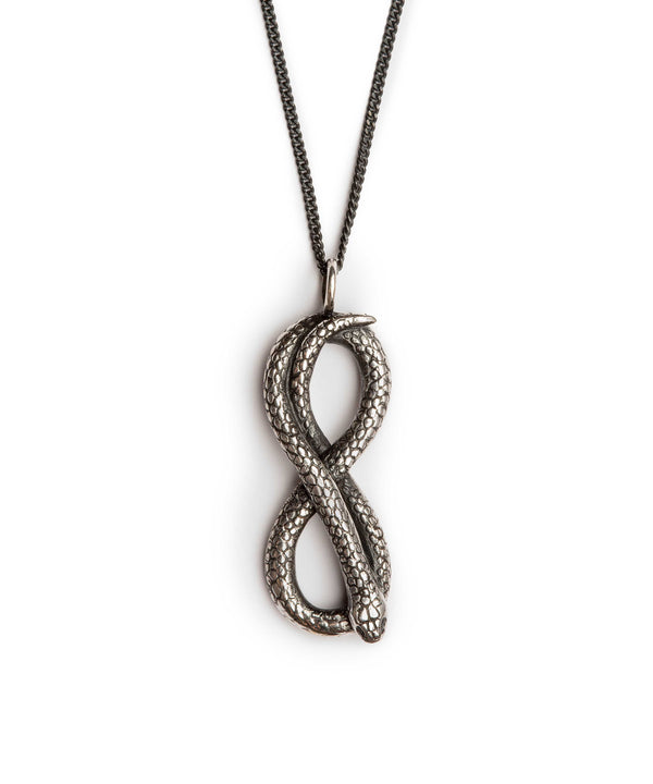 Snake Infinity pendant | Silver - Folklorika