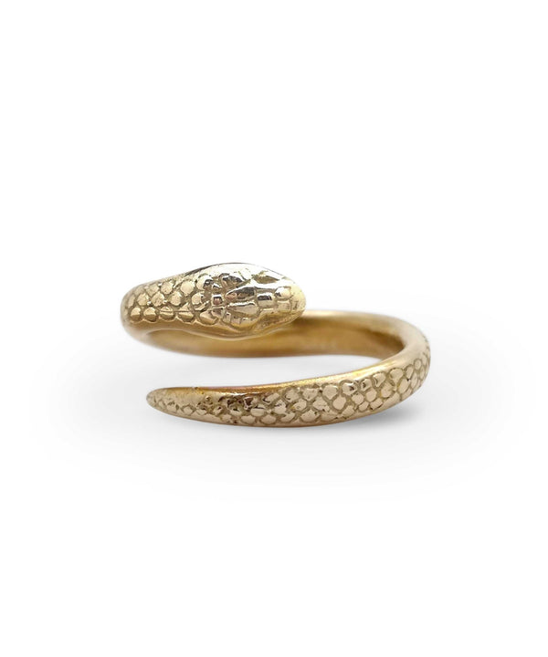 Snake midi ring | Bronze - Folklorika
