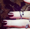 Snake midi ring | Silver - Folklorika