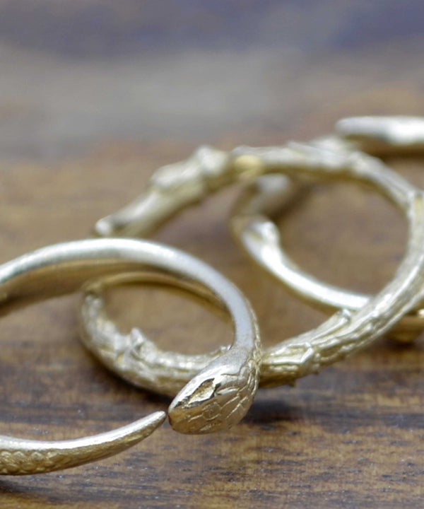 Snake stacking ring | Bronze - Folklorika