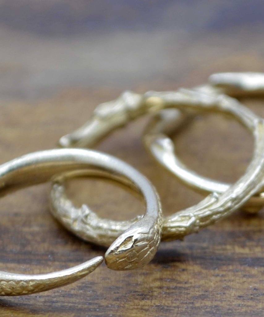 Snake stacking ring | Bronze - Folklorika