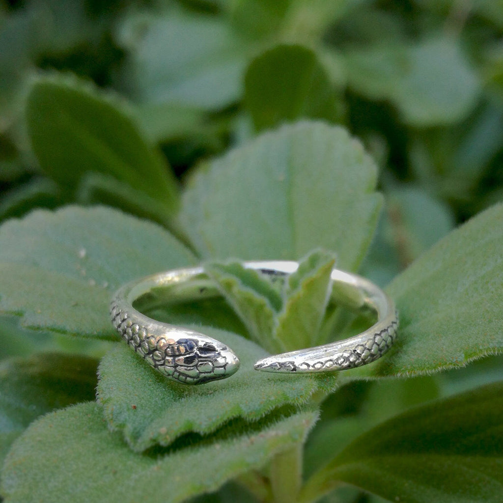 Snake stacking ring | Silver - Folklorika