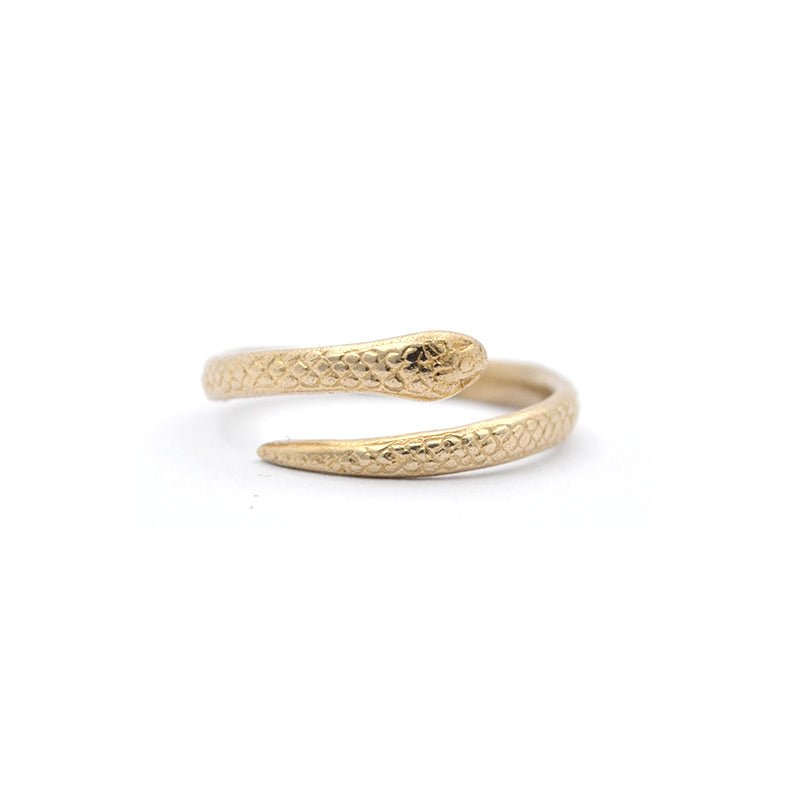 Snake wrap ring | Gold - Folklorika