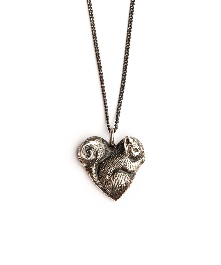 Squirrel pendant | Silver - Folklorika