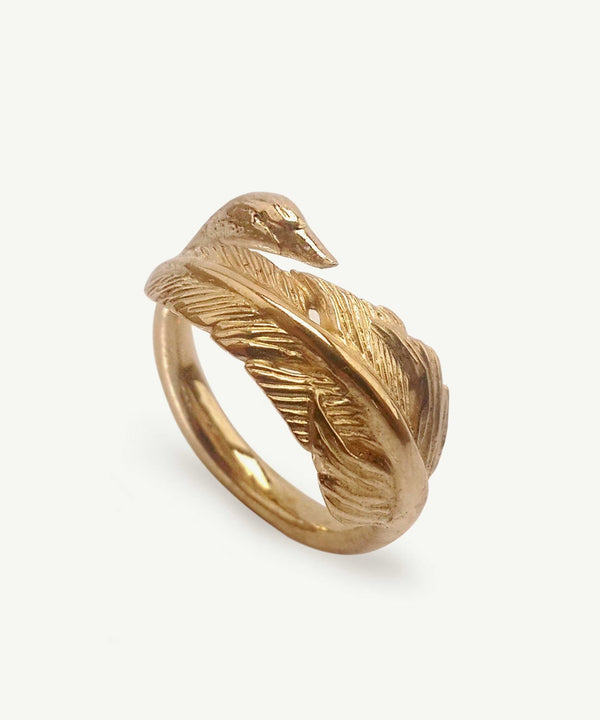 Swan Ring | Bronze - Folklorika