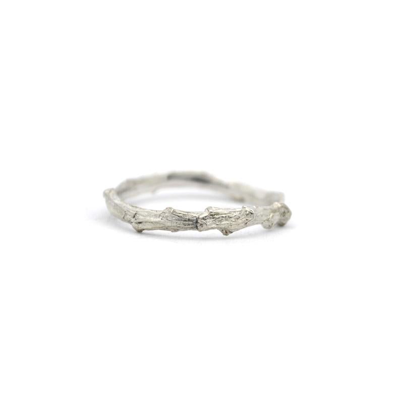 Twig ring | Silver - Folklorika